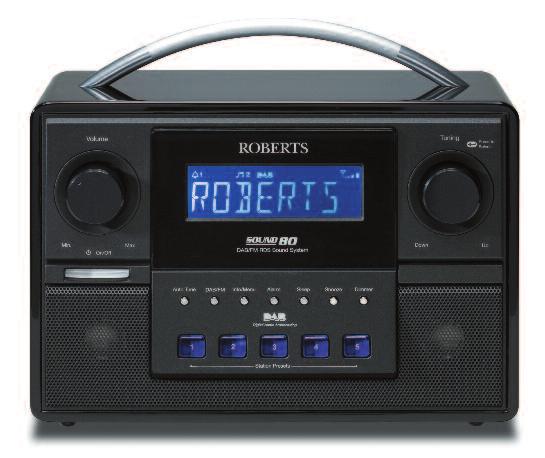 Weight 2kg* * batteries not included Sound 80 DAB/FM RDS digital stereo radio with three way speaker system with bass woofer DAB/FM RDS stereo wavebands Three-way speaker system with bass woofer