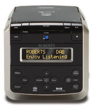DAB/DAB+/FM RDS clock radio with large LCD display DAB/DAB+/FM RDS wavebands 20 station presets Easy set dual multi function alarms Wake