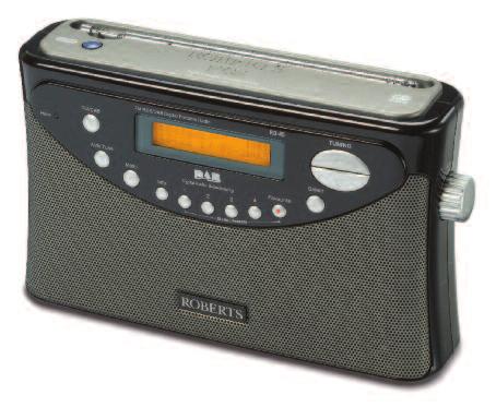 Classic DAB 2 DAB/DAB+/FM RDS digital portable radio DAB/DAB+/FM RDS wavebands 6