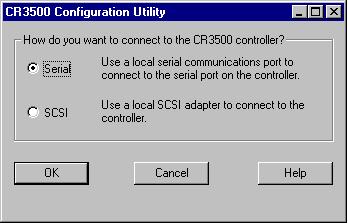 4-6 Compaq ProLiant CL380 Software User Guide 5. A connection window appears (Figure 4-3). Figure 4-3. CR3500 Configuration Utility Serial connection 6.