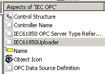 IEC 61850 Uploader Options Section 3 800xA IEC 61850 Uploader IEC 61850 Uploader Options The Uploader aspect consists of Standard and Advanced tabs.