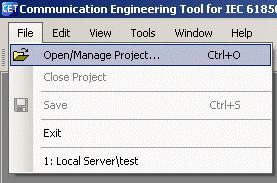CET Project Configuration Section 2 800xA IEC61850 OPC Server CET Project Configuration o After SQL Express 2012 is installed, launching CET tool for the first time must be done using Run as