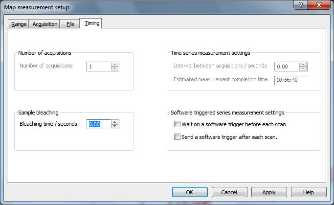 TM004-02-A Measurement set-up and data acquisition 1. Autosave file saves the file to the file specified in File name directly after collection.