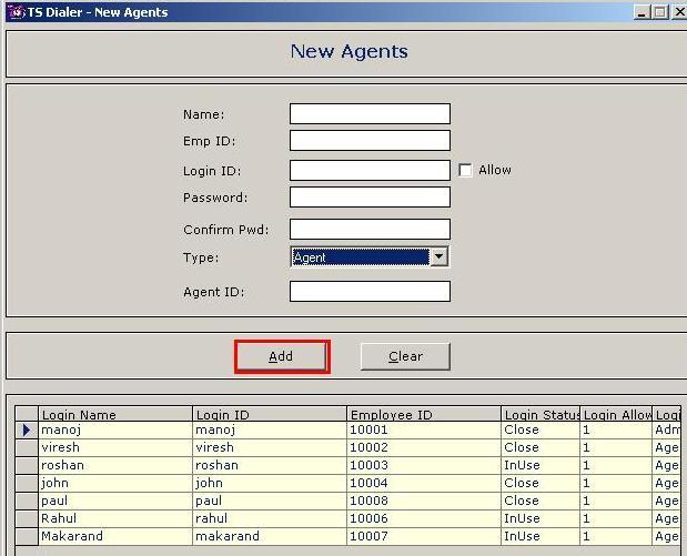 Enter the new agent s details in the