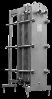 3 lbs. 47317-2 Gasket only Safgard Commercial Duty Powder Coated Series Heat Exchangers With Standard Floor Frame #S-20 End Milk Approx. Part # Plates / Pass Plate Cap. Dry Wt.