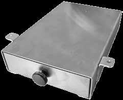 fold-down CIP rack 42625 Stainless mounting plate for under-curb CIP rack 42626 Fold down