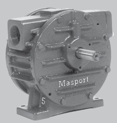Vacuum Systems & Components Masport Rotary Vane Vacuum Pumps Masport Rotary Vane Vacuum Pumps Masport pump heads are proven to be reliable with over 60 years of experience in the dairy industry.