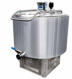 Milk Tanks & Milk Measurement MP Cooling Tanks The MP cooling tank series is available in 4 different capacities, covering a range from 15 Gallons to 90