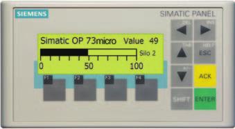 Human machine interface SIMATIC OP 7micro Overview Operator Panel for controlling and monitoring machines and systems.