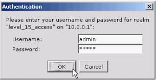 Click Apply. Note: CNA prompts you to log in again after you create the system passswords. 4.