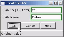 Click OK. The configured Vlans appear in the VLANs window. http://www.cisco.
