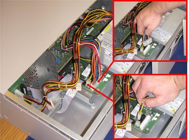 1. First, grasp the connectors and gently pull to remove the