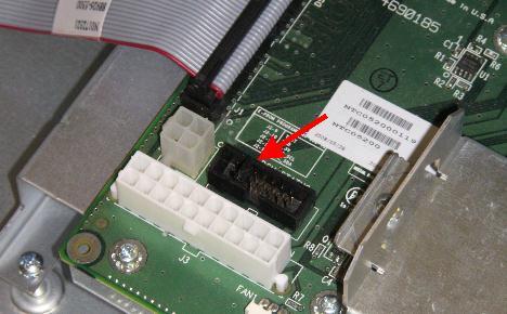 1. Begin by removing the PSU Status jumper on the