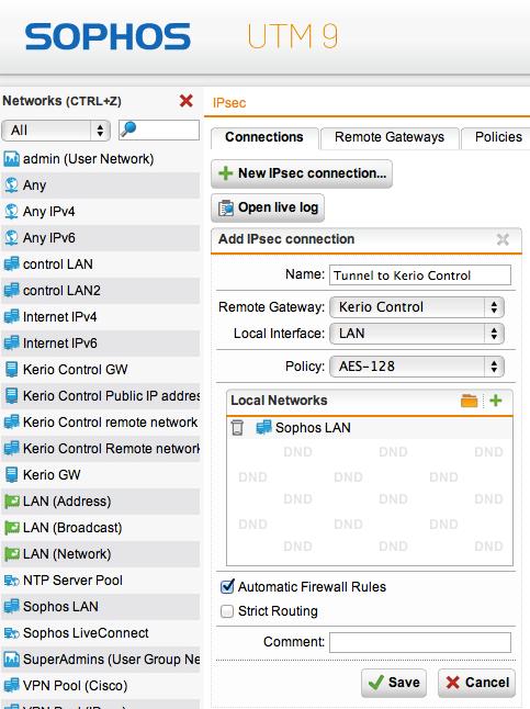 3.9.10 Assigning static IP addresses for Kerio Control VPN Clients If Kerio Control user needs to access services hosted on the Kerio Control VPN Client, you can assign a static IP address to Kerio