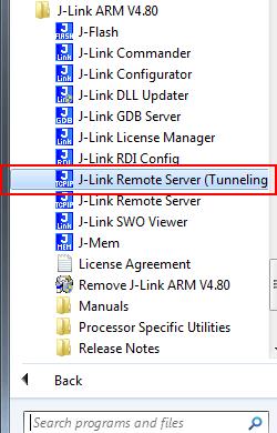 93 CHAPTER 3 J-Link Remote Server Start J-Link Remote Server in tunneling mode Connect to the J-Link / J-Trace via J-Link Commander J-Link Commander can be used to verify a connection to