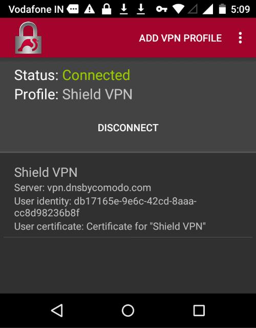 Note: In order to view HTTPS websites, tap on the attachment 'AndroidSSLCert.pem and download.