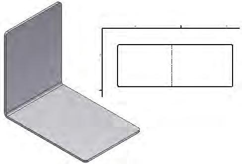 Exercise: Create a Simple Sheet Metal Part In this exercise, you create a simple sheet metal part and produce a flat pattern view in a drawing.