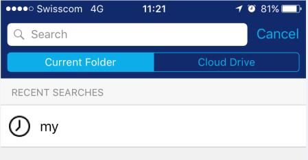 3.1 Searching for backed up files or folders You can search either in the whole of the backups or in a folder in backup.