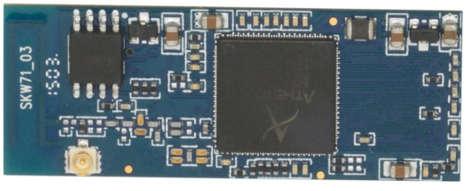 1. General Description The SKW71 module integrates a 1T1R 802.11n Wi-Fi radio, a MIPS 24K processor, 2-port fast Ethernet PHY, USB2.0 host, I2S and multiple slow IOs.