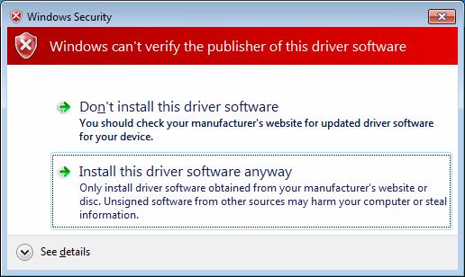Figure 2-19 Note: For Windows 7, the Setup Wizard will notify you about the Windows Security with the installation during these steps (shown in Figure 2-20).