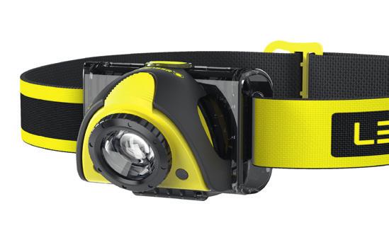 22 Ledlenser. i-series headlamps. Ledlenser iseo 5R* Economic, ecological and high-performing. Simple to operate One switch, three light modes. At a glance Infinite swivel head.