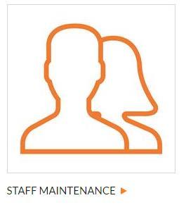 STAFF MAINTENANCE is where you can control your employees, their information and their product information.