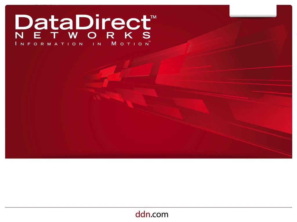 Q1 2012 2012 HPC Advisory Council DDN Big Data & InfiniBand