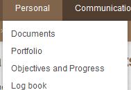 4.5 Personal Under Personal in the main menu you will find things concerning your personal tasks and documents in the system. 4.5.1 Documents In My documents you can collect all your documents and files and sort them in folders.