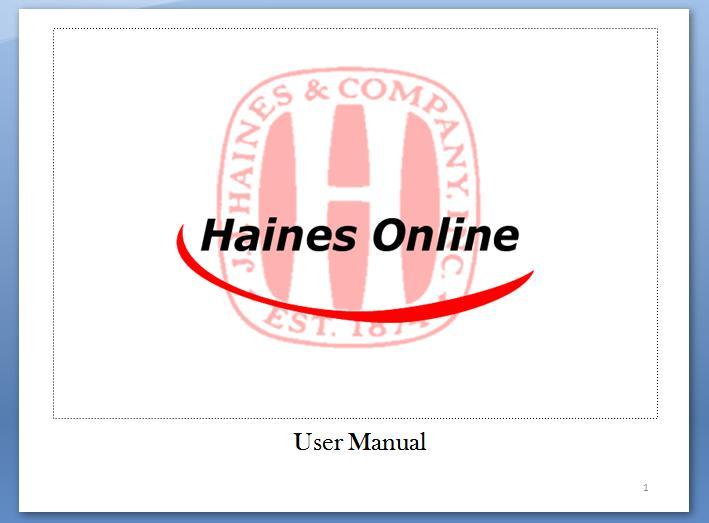 the Haines Online