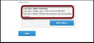 You will now see Identity Manager sync with Horizon Cloud.