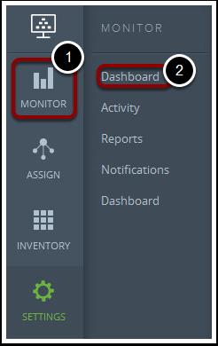 View Dashboard After a user is logged in, we will navigate back to the dashboard in the Horizon Cloud Administration Console to view the dashboard.