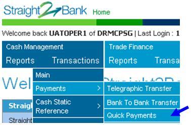 Online Creation Quick Payments Edit Payments Edit Batched Instructions To Create Single Transaction 1.