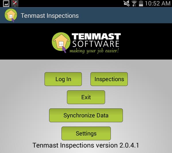 Set Up Inspections Mobile Application This only applies to version 2.0.4.1 or later of the Inspections Mobile Application.