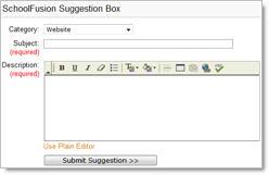 When completed, Click > Submit New Support Ticket. The Support Ticket will be routed to the Website Administrator.