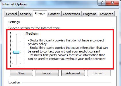 Browser Microsoft Internet Explorer 11 1.1.2 Cookies Settings Confirmation In order to use the Service Portal, you need to enable your browser's cookies. Procedure 1.