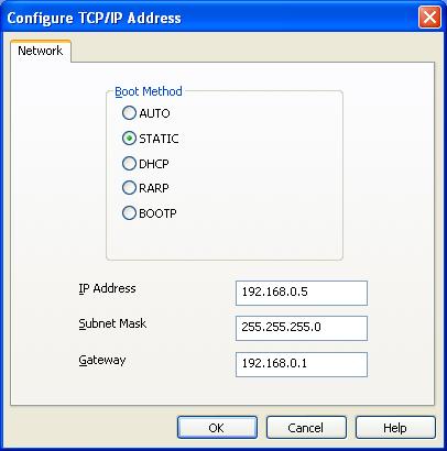 Changing your machine s network settings If the print server is set to its factory default settings (if you don t use a DHCP/BOOTP/RARP server), the device will appear as Unconfigured in the BRAdmin