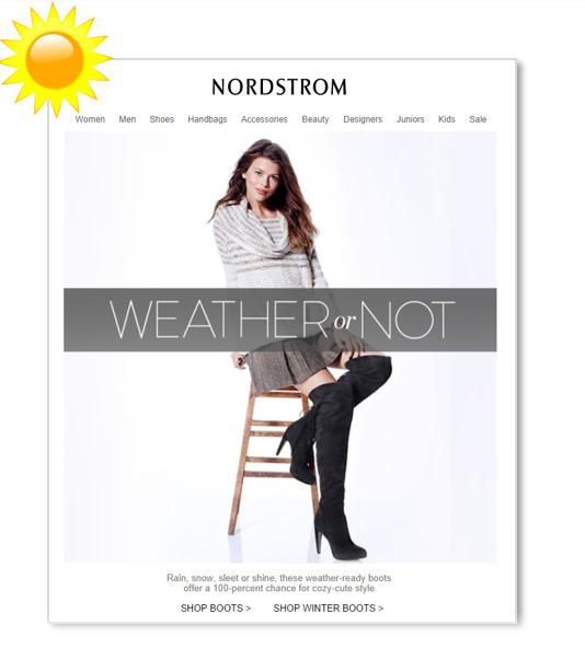 Nordstrom promoted different