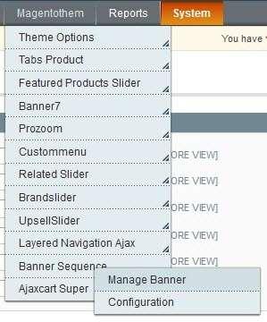 2.2. How to add banner Login your magento admin
