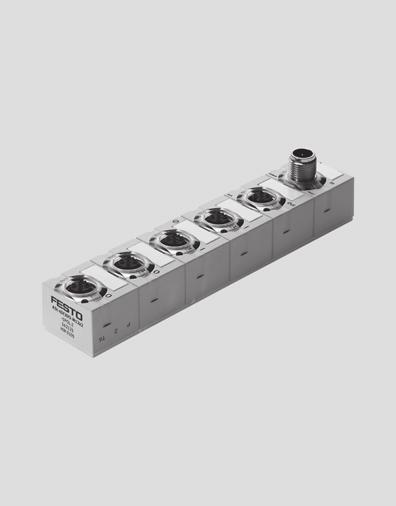 Compact I/O modules and valve interfaces Function Combined digital input and output modules permit the connection of proximity sensors or other 24 V DC sensors (inductive, capacitive, etc.