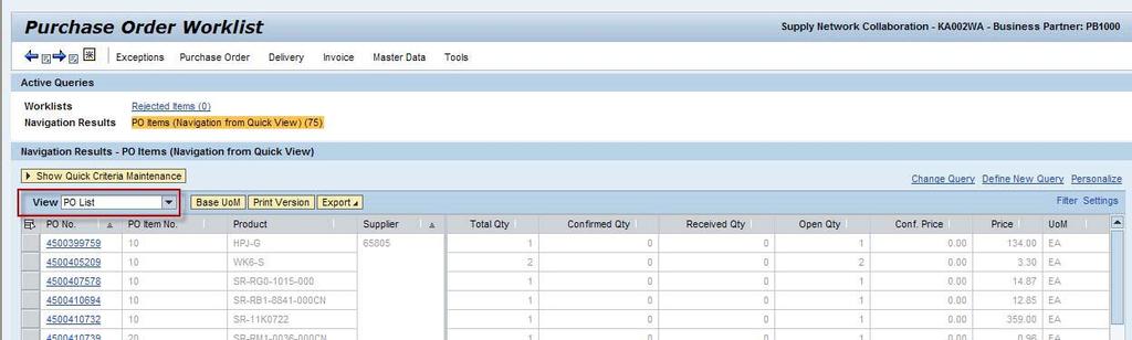 To apply filters to a report, click the Filter option in the display screen.