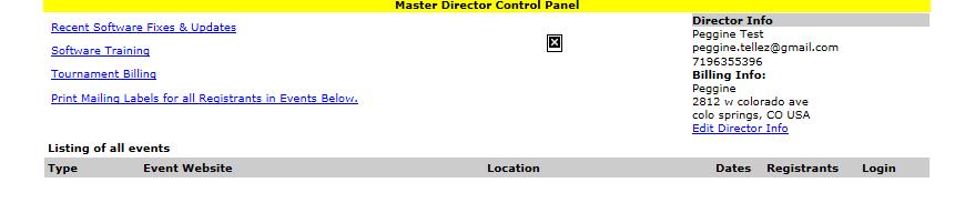 Control Panel or your Membership Profile.