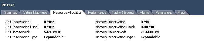 VMware VirtualCenter Resource Management Guide Resource Pool Admission Control When you power on virtual machines on an ESX Server host, the host first performs basic admission control, as discussed