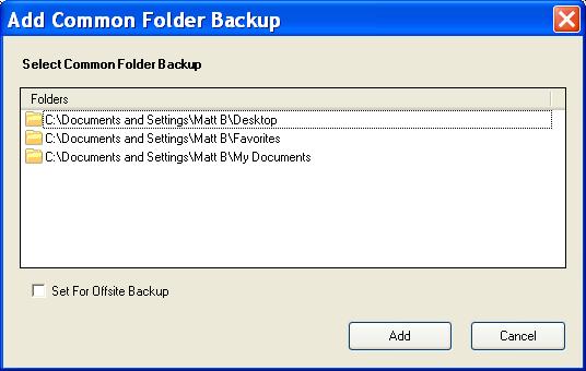 The process is simple: Step 1: In Folders, select folders for backup either from your PC folder list by selecting Add New Folder Backup or from the