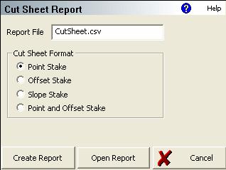 Stake to surface can be used with a horizontal alignment. Cut sheet reporting added to Staking Menu. Stake alignment command added to staking Menu. Roads Settings screen added to the settings menu.