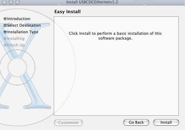 Click Install on the screen shown in Figure 6-5 to perform the installation.