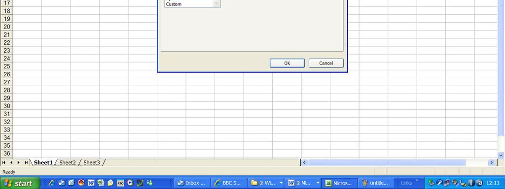 and use the standard buttons on the toolbar b) select the data in the formula bar