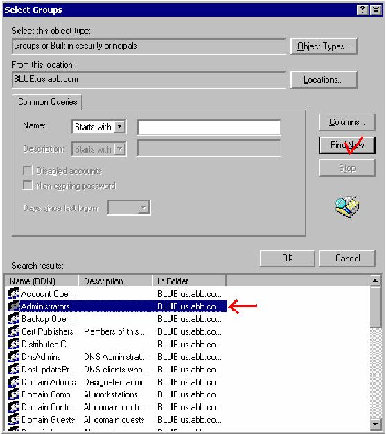 Modifying the DCT Service Account for a Domain Controller Section 4 Diagnostics Collection Tool to launch the Default Domain Controller Security Settings dialog box. Figure 11.
