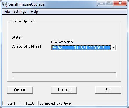Downloading Controller Firmware via Serial Line Section 7 800xA for AC 800M a. If the connection is correct, then the Serial Firmware Upgrade dialog box appears as shown in Figure 20.