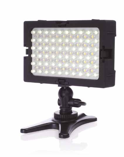 RPL 105-VCT battery light LED video light with variable colour temperature control Number of LEDs: 105 Lifetime LED: approx. 50.