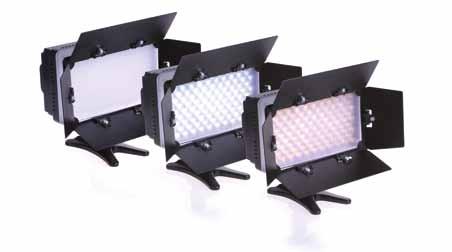 RPL 210-VCT battery light LED video light with variable colour temperature control Powerful LED Video light reflecta RPL 210-VCT with LED Light